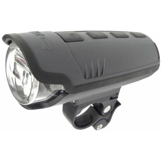 Busch & M??ller KOPLAMP B&M IXON PURE Z/LADER Zwart