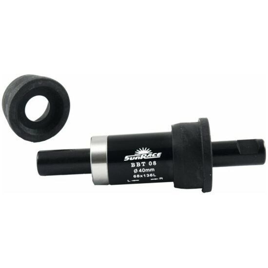 Sunrace TRAPASSET 136 INSLAG 40MM M/SPIE Zwart