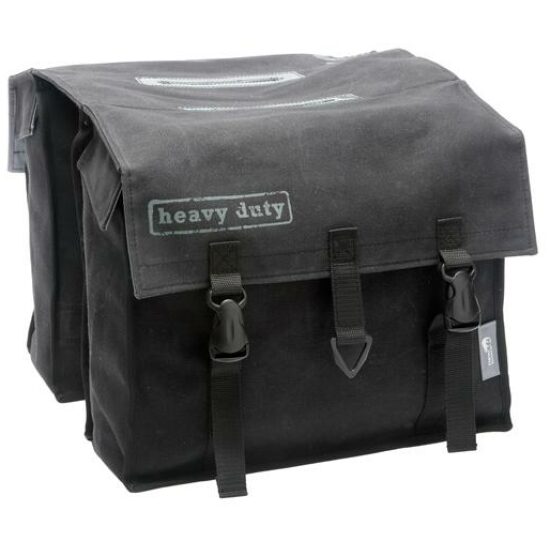 New Looxs TAS DOCK DUBBEL CANVAS ZWART