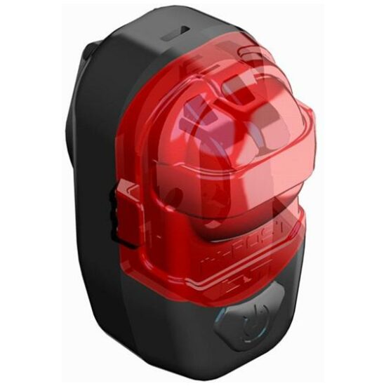 Busch & MÜller ACHTERLICHT B&M IX POST LED BATT Zwart