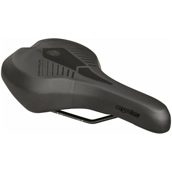 Humpert Zadel Uni Ergo ES Active M Medium (zitbot 11/13.5cm) Flex T-Zone zwart