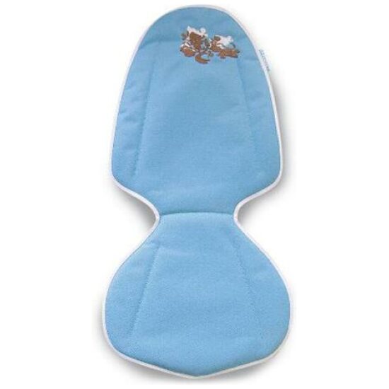 Basil Groot Kussenset BLAUW / WIT