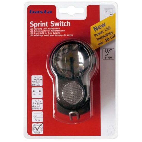 Basta KOPLAMP SPRINT LED NDY KB KRT ZWART