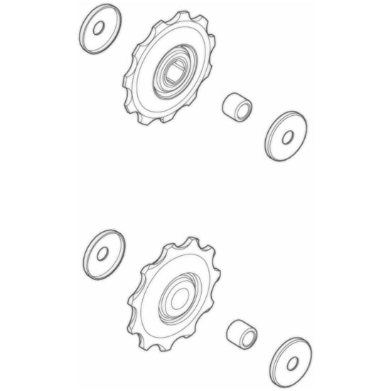 Shimano DERAILLEURWIEL SET SLX/DEORE 10-SPEED ONLY