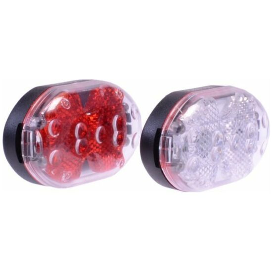 Simson Lampset batt 5-Led 'Duo Ledje' wit/rood 020757 Wit / Rood - Afbeelding 2