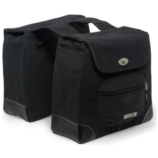 New Looxs TAS ALBA DUBBEL CANVAS Zwart