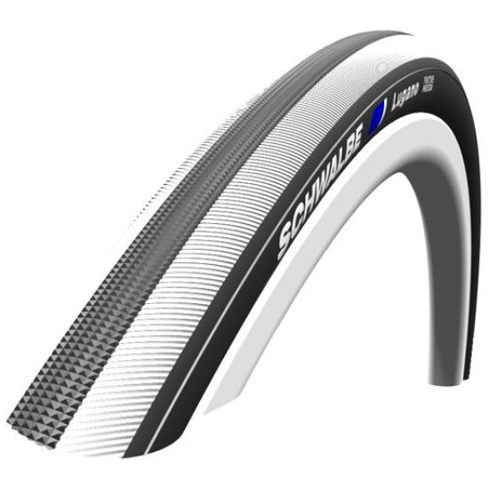 Schwalbe BUB 28X1 SC 23-622 LUGANO PP ZW/WI VW ZWART / WIT