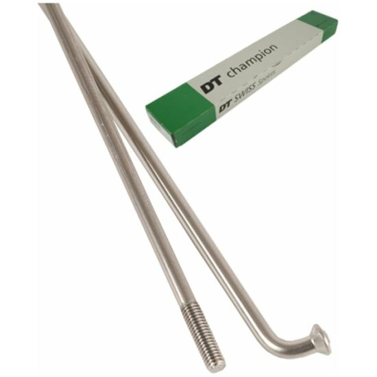 Dt Swiss Spaak 13-258 rvs DT Champion 2.34x258mm z/nippel (wp100) Zilver