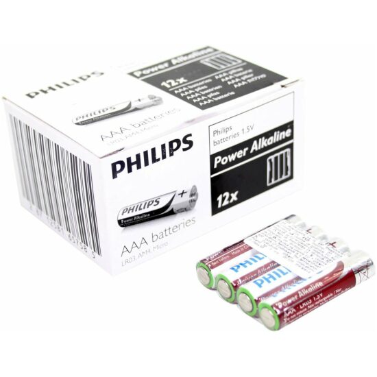 Philips Batterij 1.5V AAA Alkaline Power bulk p/stuk