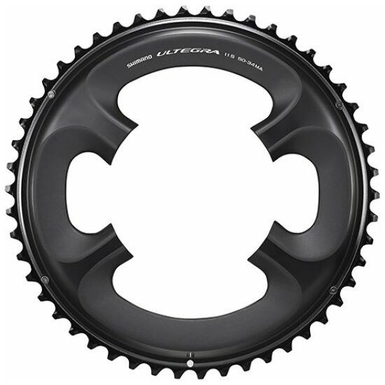 Shimano 11v Kettingblad 50T/110 (MA) Shim FC-6800 Ult tbv 50-34T Y1P498060 - Afbeelding 2