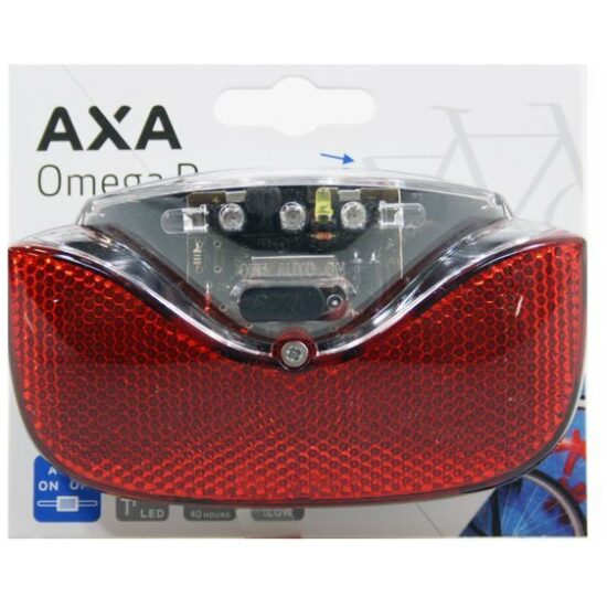 Axa ACHTERLICHT OMEGA PRO LED BATT STL AUT KRT