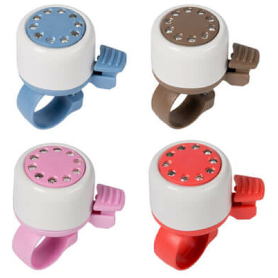 Widek Bel bling bling pastel blauw Blauw/Roze/Bruin/Wit