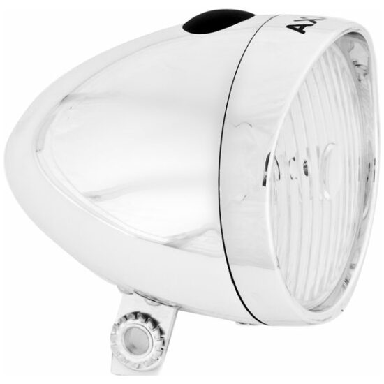 Axa Koplamp batt 1led Classic retro 4lux Zilver