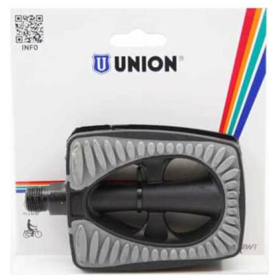 Union Pedalen SP-808 anti-slip grijs/zw model Gazelle Zwart/Grijs