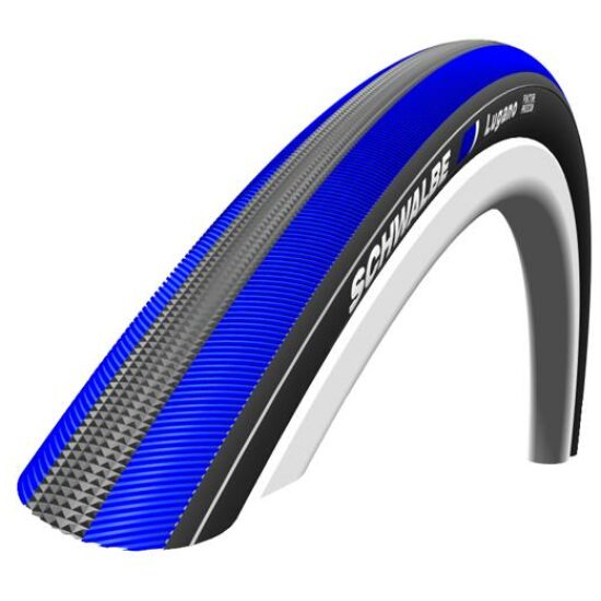 Schwalbe BUB 28X1 SC 23-622 LUGANO PP ZW/BL VW ZWART / BLAUW