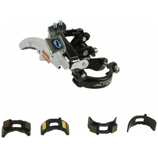 Shimano 8v V.Derailleur Shim M310 Altus 34,9-28,6 Dual pull 66-69 TS SILVER - Afbeelding 2