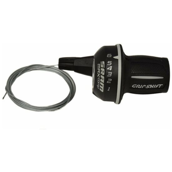 Sram GRIP SHIFT MRX 6V MICRO RECHTS Zwart