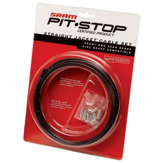 Sram KABELSET PITSTOP REM STRAIGHT JACKET ZWART
