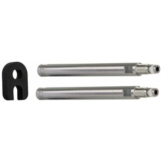 Continental Ventielverlenger 60 mm Alu. (2 stuks) SILVER