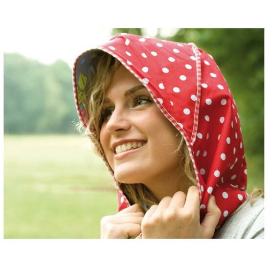 Basil Regenkapje rosa rain hood 50063 ROZENBONT