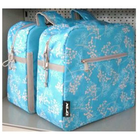 Xlc TAS SHOPPER DUBBEL BERRY BLUE BLAUW