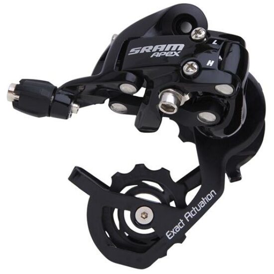 Sram DERAILLEUR A APEX 10V SHORT CAGE ZWART