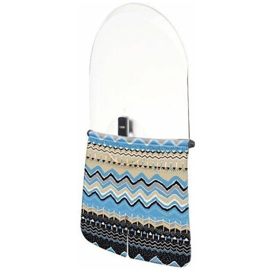 Bobike WINDSCHERM CLASSIC MAN TRIBE ZWART/BLAUW/CREME/GRIJS