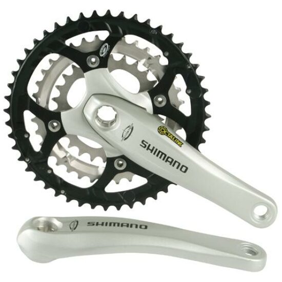 Shimano CRANKSTEL HOL1 26/36/48 SH OCTA M521 ZI -2MM ZILVER