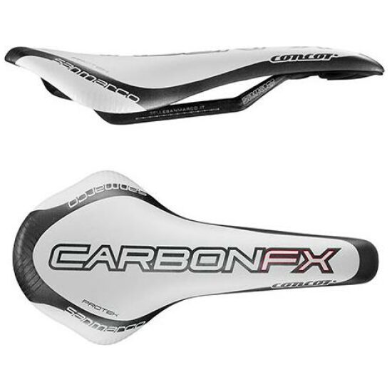 Selle San Marco ZADEL SM CONCOR CARBON FX PROTEK WI/ZW WIT/ZWART