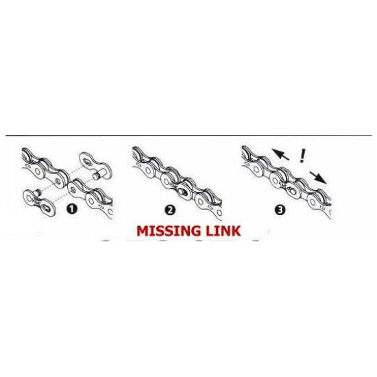 Kmc KETT VERB SCH 10V MISSINGLINK SH KRT A 2 Zilver