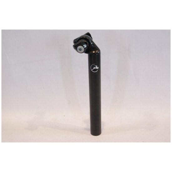Gazelle Zadelpen 27.2x235mm Gaz/PM750 zwart aluminium 38013640050