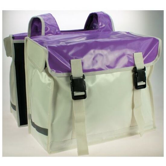 New Looxs TAS BISONYL DUBBEL PAARS/WIT PAARS / WIT