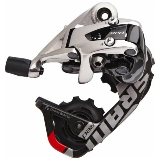 Sram DERAILLEUR A NEW RED 10V SHORT CAGE Zilver/Zwart