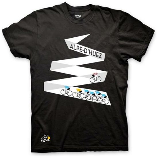 Sram SHIRT TOUR DE FRANCE ALPE D'HUEZ ZWART