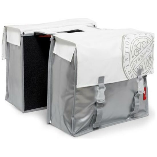 New Looxs TAS BISONYL BASIC DUBBEL WIT/ZILVER WIT / ZILVER