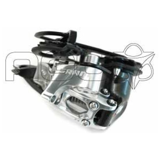 Sram DERAILLEUR A X0 8/9V SUPER SHORT CAGE ZILVER / ZWART
