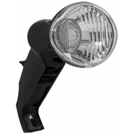 Axa Koplamp Clear Halogeen 10 lux met geintergreerde refl tbv flankdynamo ZWART