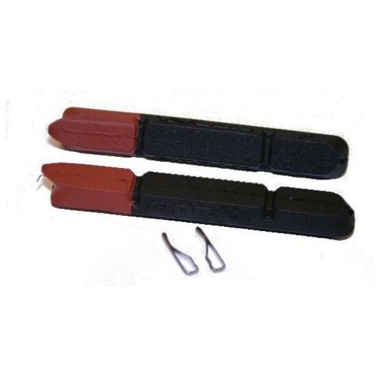 Fibrax REMRUBBER ASH705D V BRAKE RHINO SET A 2 ZWART / BRUIN