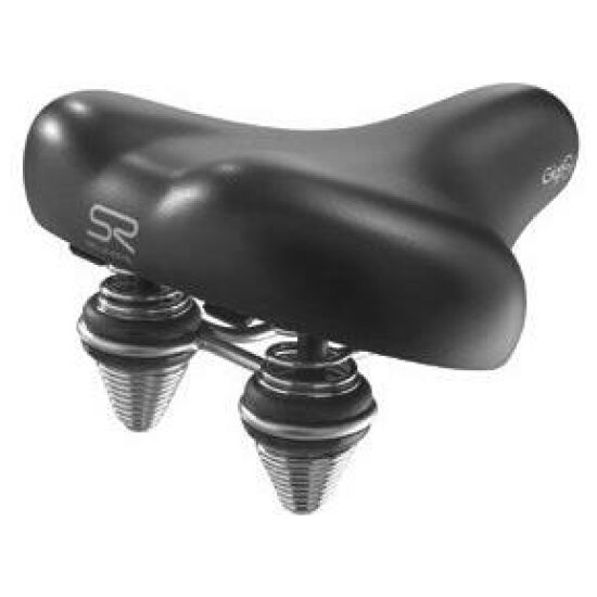 Selle Royal SR zadel 8178 Gipsy gel Zwart