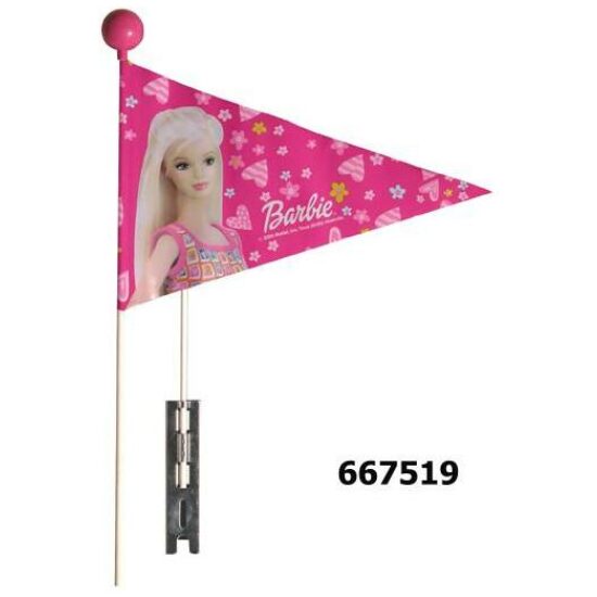 Merkloos VLAG KIND BARBIE ROSE