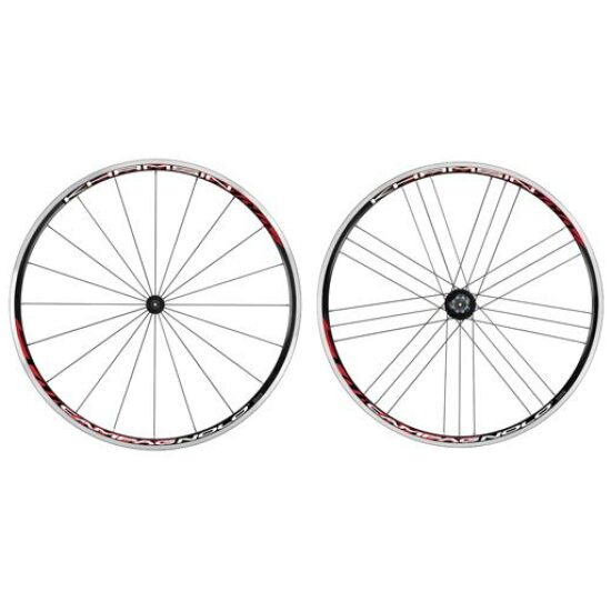 Campagnolo WIELSET 28 CA KHAMSIN R&B 9/10/11V ROOD / ZWART