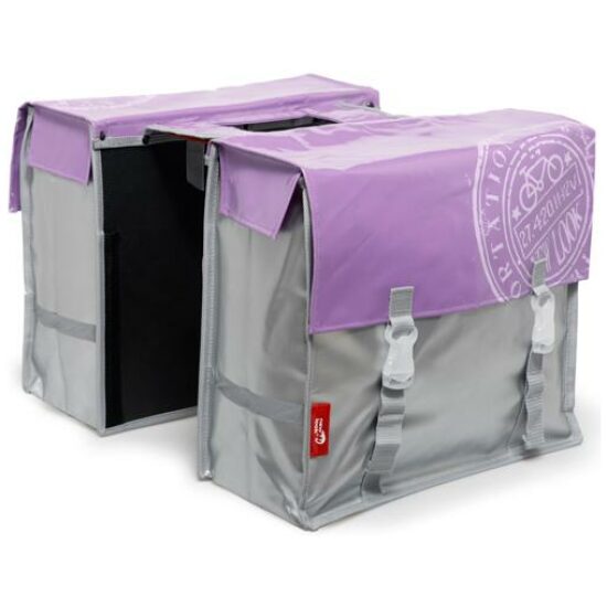 New Looxs TAS BISONYL BASIC DUBBEL PAARS/ZILVER PAARS / ZILVER