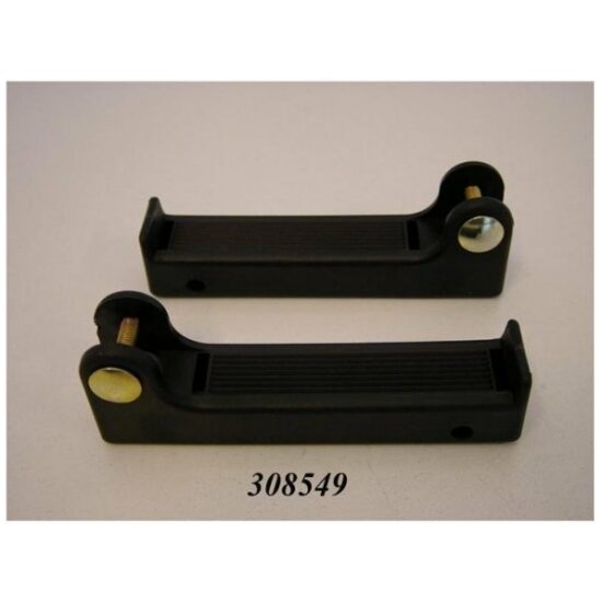 Gmg DUOD VOETSTEUN PVC ZWART STEL