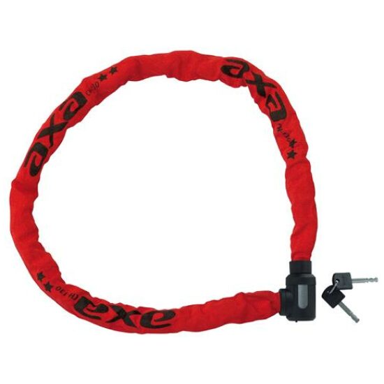 Axa SLOT KETTING CHERTO COMPACT 130 ROOD