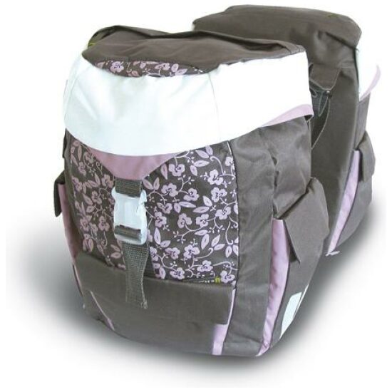 Basil TAS DUBBEL SPORTS BAG ANTRA/LILAC 17349 LADY LICHTGEWICHT Antraciet / Paars