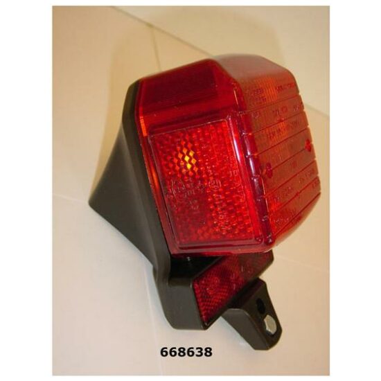 Merkloos Met Voet Achterlicht ROOD