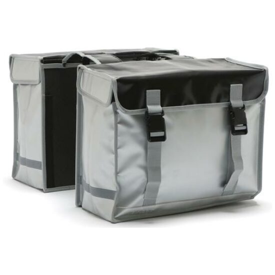 New Looxs Tas dubb Newl Bisonyl zilver/zwart 46.5ltr 39x33x18 030L.513