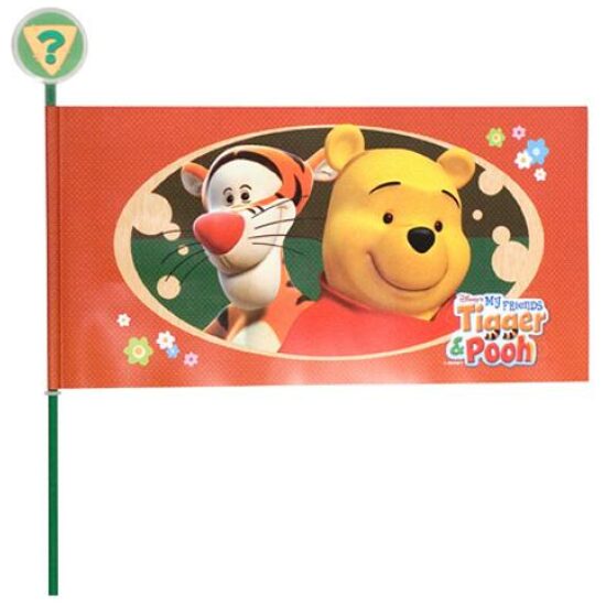Merkloos VLAG WINNIE THE POOH ROOD