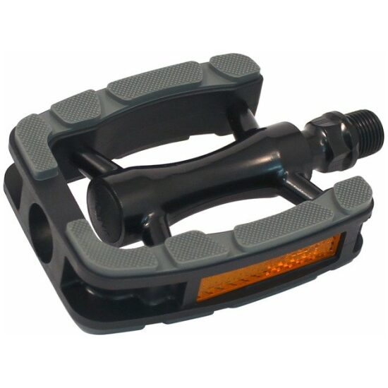 Union Pedalen SP823 alu/pvc zwart (mat) Zwart/Grijs