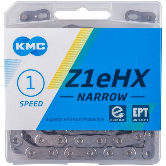 Kmc Ketting 1V 3/32 Z1eHX narrow 112s Ebike EPT Zilver